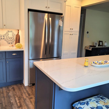 Milford, Blue & White Shaker Kitchen