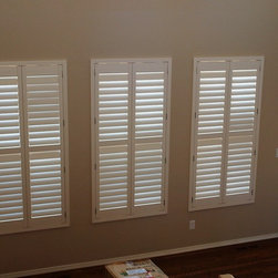 Hunter Douglas Palm Beach Shutter install - Interior Shutters