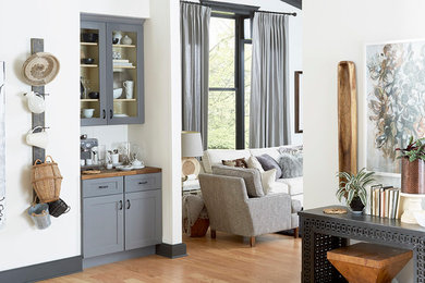 Transitional dining room photo in Other
