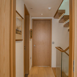 Oak Real Wood Veneer Single Doors - Home Decor