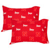 Nebraska Huskers Pillowcase Pair, Solid, Includes 2 Standard Pillowcases, Standard
