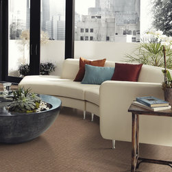 Beige Patterned Carpet - Instant Impact - Flooring