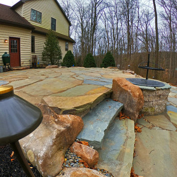 Natural Stone Backyard Makeover