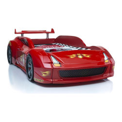 Red Lamborghini Race Car Bed - Bed Frames