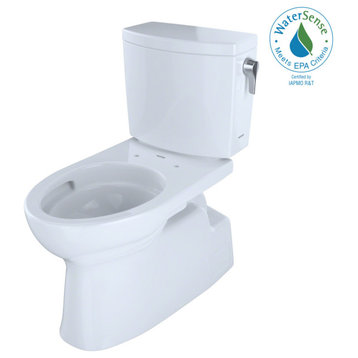 Toto Vespin II 1G 2P Elong 1.0GPF Toilet and RH Trip Lever Colonial White