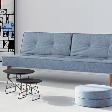 Innovation USA | Splitback Mixed Dance Light Blue Sofa Bed -$1190.36