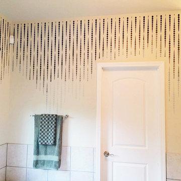 DIY Stenciled Bathroom