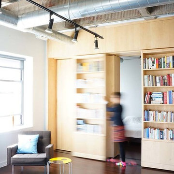Operable Shelf Wall, Vic Loft