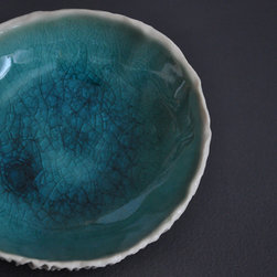 Cerulean Geode Dish - Home Decor