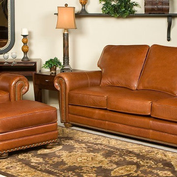 Leather Sofas & Leather Living Room Furniture Sets