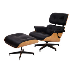 Premium Version Leather Eames Lounge Chair & Ottoman - Products