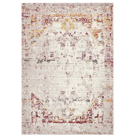 Unique Loom Gray Sotto Austin 4' 0 x 6' 0 Area Rug