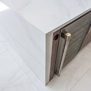 Massive Contemporary Two Tone Kitchen in West Bay