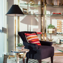 brass & shelving