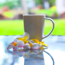 A Cup of Joe on the Patio, Lanaii, 16x20 Fine Art Canvas, .75" depth - Photographs