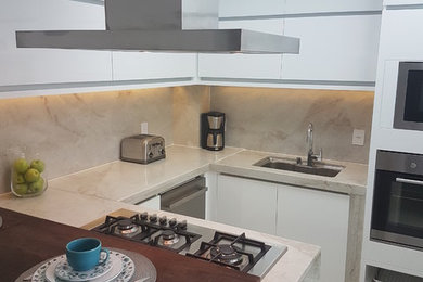 Inspiration for a contemporary kitchen remodel in Other