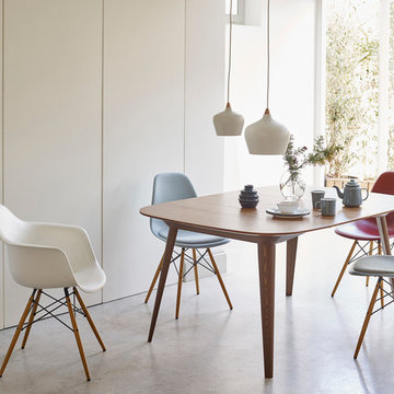 Heal's Eames Chair and Matthew Hilton Dining Table - Lifestyles SS16