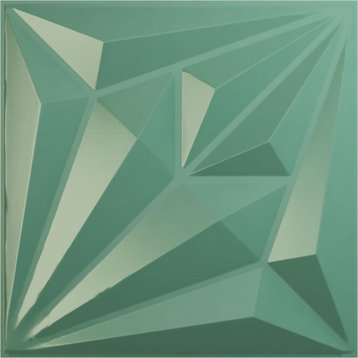 Diamond EnduraWall Decorative 3D Wall Panel, 19.625"Wx19.625"H, Sea Mist