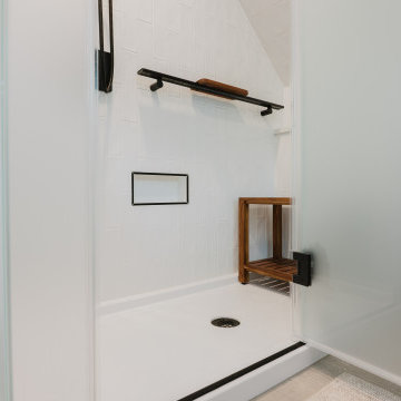 Arlington Attic Bathroom Addition and Interior Remodelb