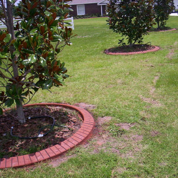 Terra Cotta w/ soldier ecourse brick and spanish marble texture