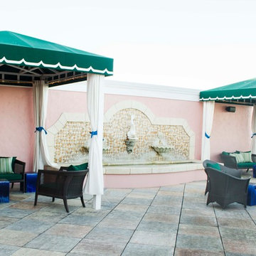 Spa cushions upgrade at resort
