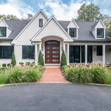 After-Modern Style Front Elevation Face Lift