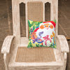 Santa Claus Christmas Surprise Fabric Decorative Pillow