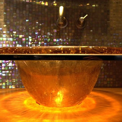 Slumped Glass Vanity - Bathroom Sinks