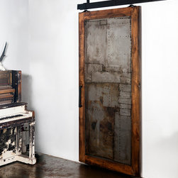 Rustica Hardware - Steampunk Scrap Metal Door - Interior Doors