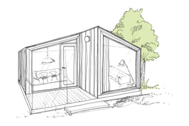 Garden Suite Conceptual Sketches - Modern