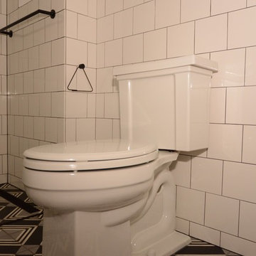 1st Black & White Master Bath