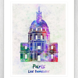 Bonjour Paris Collection - Framed Wall Art (BON03) - Kids Wall Decor