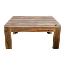 Reclaimed Wood Parsons Coffee Table - Coffee Tables