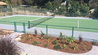 outdoor basketball court installation near me