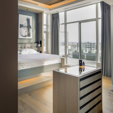 Sleek Penthouse - master Bedroom