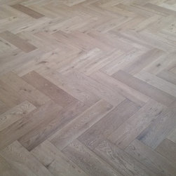 Oversize engineered smoked oak parquet - Products