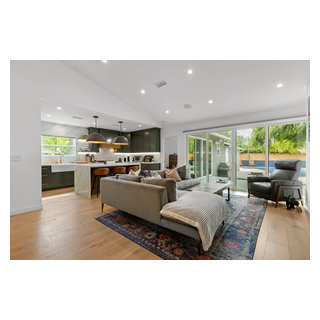 Complete Home Remodel in Sherman Oaks - Transitional - Living Room ...
