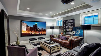 West Suburban Chicago Home Theater/ Media Room