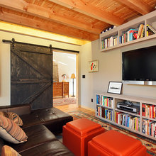upstairs