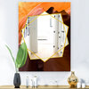 Designart Antelope Canyon Traditional Frameless Wall Mirror, 28x40