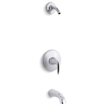 Kohler Alteo Bath/Shower Valve Trim & Spout, Less Showerhead, Polished Chrome
