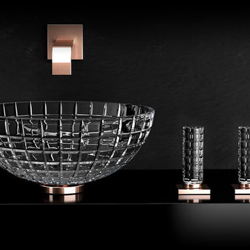Designer Crystal Vessel Sink