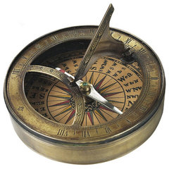 New Copper Brass Sundial Metal Gift Pocket Compass - China Compass
