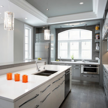 Gray Galore Kitchen