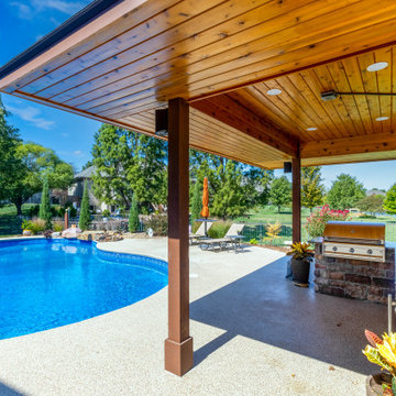 Camden Chase Pool Pavilion & Deck Build