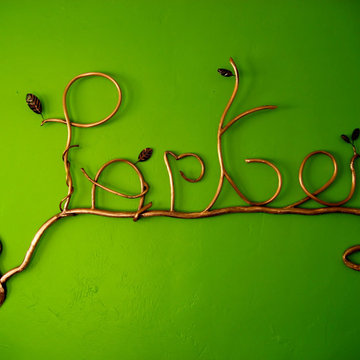 Copper wall art for baby's room