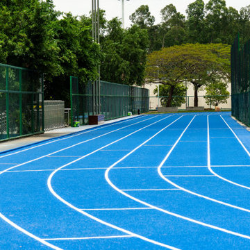 JRACE spray coat running track