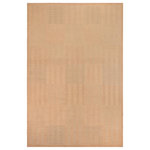 Bareens Designer Rugs - Shabby Chic Gabbeh Eloise Brown/Tan Wool Rug - 10'3'' x 13'11'' - With strict standards of craftsmanship and quality of materials used this modern inspired hand knotted Gabbeh rug is a unique piece of world art. A fashionable handmade rug crafted by skilled artisans with trendy and elegant design with sophisticated modern color pallet creates a compelling focal point in any living area. Hand-knotted Gabbeh rugs are the simplest of all oriental handmade rugs, featuring small animal and human figures on an empty field. They are also designed with colorful geometric shapes which makes them unique and versatile. A hand-knotted Gabbeh rug is referred to as a modern contemporary and geometric piece of art. Intricately hand-knotted with luxurious wool and outstanding quality this rug meshes with classic to contemporary decor seamlessly.