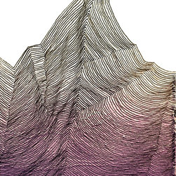 Mountain Lines Fine Paintings - Paintings