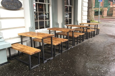 Outdoor seating for town square Belfast